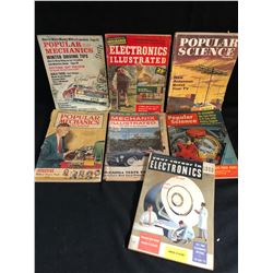 VINTAGE MAGAZINE LOT (POPULAR MECHANICS/ POPULAR SCIENCE...)