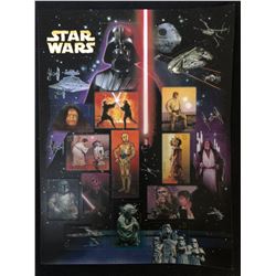 COLLECTIBLE STAR WARS UNCUT STAMPS