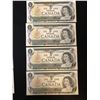 Image 1 : 1973 $1 UNCIRCULATED SEQUENTIAL CANADIAN BANK NOTES
