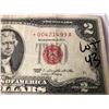 Image 2 : Rare 1963 STAR NOTE 2 Dollar Red Seal in High Grade