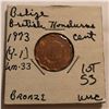 Image 1 : 1973 Belize British Honduras Cent in MS High Grade