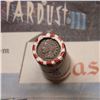 Image 2 : Mixed small cents 1c orig shotgun roll, 1857 Flying Eagle Cent, 1899 Indian Cent other end