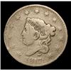 Image 2 : 1817 Coronet Head Large Cent 1c Grades f+