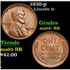 Image 1 : 1930-p Lincoln Cent 1c Grades Choice+ Unc RB