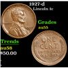 1927-d Lincoln Cent 1c Grades Choice AU