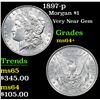 Image 1 : 1897-p Morgan Dollar $1 Grades Choice+ Unc