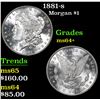 Image 1 : 1881-s Morgan Dollar $1 Grades Choice+ Unc