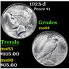 Image 1 : 1923-d . . Peace Dollar $1 Grades Select Unc