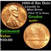 Image 1 : 1960-d Sm Date Lincoln Cent 1c Grades GEM+ Unc