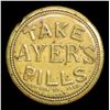 Image 3 : ***Auction Highlight*** Take Ayer's Pills, 3c Rose (EP9) Encased Postage 3c Grades xf (fc)