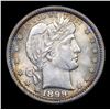 Image 2 : ***Auction Highlight*** 1899-p Barber Quarter 25c Graded Choice+ Unc By USCG (fc)