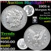 Image 1 : ***Auction Highlight*** 1901-s Morgan Dollar $1 Graded Select Unc By USCG (fc)