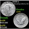 Image 1 : 1929-s . . Standing Liberty Quarter 25c Grades Choice AU