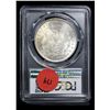 Image 3 : PCGS 1884-o Rainbow Toned Morgan Dollar $1 Graded Select Unc By PCGS