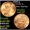 Image 1 : 1990-p Lincoln Cent 1c Grades GEM+++ Unc RD