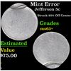 Image 1 : Mint Error Jefferson Nickel 5c Grades Select+ Unc