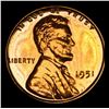 Image 2 : 1951 Lincoln Cent 1c Grades Gem Proof Red