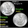 Image 1 : 1898-o Morgan Dollar $1 Grades GEM+ Unc