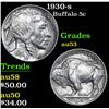1930-s Buffalo Nickel 5c Grades Select AU