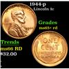 1944-p Lincoln Cent 1c Grades Gem+ Unc RD