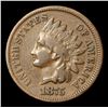 Image 2 : 1875 Indian Cent 1c Grades vf++