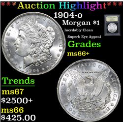 ***Auction Highlight*** 1904-o Morgan Dollar $1 Graded GEM++ Unc By USCG (fc)