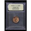 Image 4 : ***Auction Highlight*** 1906 Indian Cent 1c Graded Choice+ Unc RD By USCG (fc)