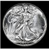 Image 2 : 1946-p . . Walking Liberty Half Dollar 50c Grades Choice+ Unc