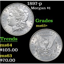 1897-p . . Morgan Dollar $1 Grades Select+ Unc