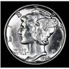 Image 2 : 1938-p Mercury Dime 10c Grades GEM+ Unc