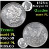 Image 1 : 1878-s Morgan Dollar $1 Grades Choice Unc PL