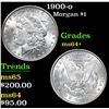 Image 1 : 1900-o Morgan Dollar $1 Grades Choice+ Unc