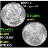 Image 1 : 1890-s Morgan Dollar $1 Grades Select Unc