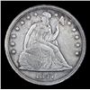 Image 2 : 1847-p Seated Liberty Dollar $1 Grades vf++