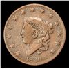 Image 2 : 1830 Coronet Head Large Cent 1c Grades vf+