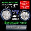 Image 1 : Buffalo Nickel Shotgun Roll in Old Bank Style Wrapper 1925 & d Mint Ends (fc)