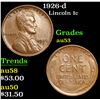 Image 1 : 1926-d Lincoln Cent 1c Grades Select AU