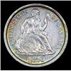 Image 2 : 1876-cc Seated Liberty Dime 10c Grades Select AU