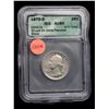 Image 2 : 1970-d Mint Error . Struck On Dime Planchet Washington Quarter 25c Graded AU, Almost Unc By ICG