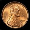 Image 2 : 1919-p Lincoln Cent 1c Grades Choice+ Unc RD