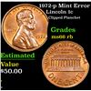 Image 1 : 1972-p Mint Error Lincoln Cent 1c Grades GEM+ Unc RB