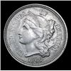 Image 2 : 1865 Three Cent Copper Nickel 3cn Grades Select Unc