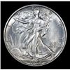 Image 2 : 1934-p . . Walking Liberty Half Dollar 50c Grades Select+ Unc