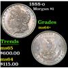 Image 1 : 1888-o Morgan Dollar $1 Grades Choice+ Unc