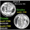 Image 1 : 1943-d Mercury Dime 10c Grades GEM++ FSB