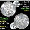 Image 1 : 1897-p Morgan Dollar $1 Grades Choice+ Unc