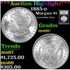 Image 1 : ***Auction Highlight*** 1885-o Morgan Dollar $1 Graded GEM++ Unc By USCG (fc)