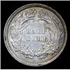 Image 3 : 1861-p Seated Liberty Half Dime 1/2 10c Grades Choice AU