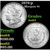 Image 1 : 1879-p Morgan Dollar $1 Grades Choice Unc