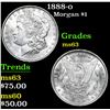 Image 1 : 1888-o Morgan Dollar $1 Grades Select Unc
